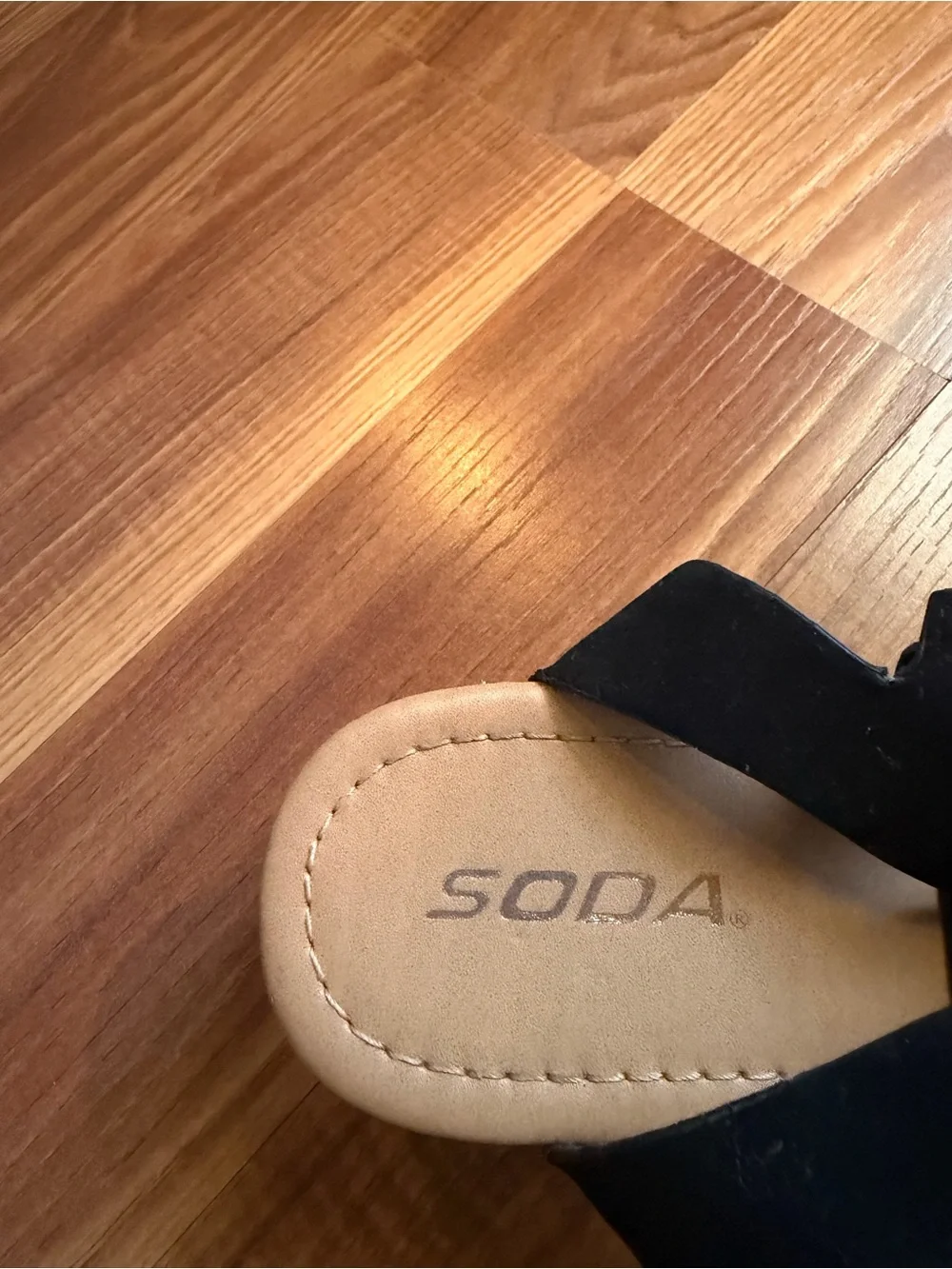 Soda Black Espadrille Platform Strappy Sandal
